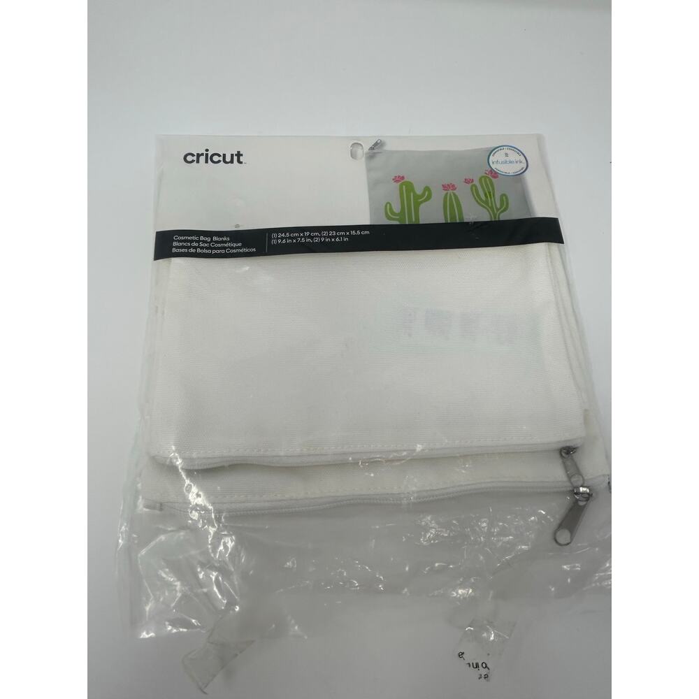 Lot of Cricut Baby Bodysuit and Cosmetic Bag Blanks